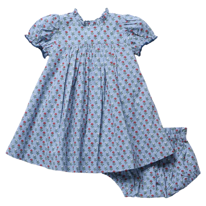 Light Blue Carnation Lucia Dress Set
