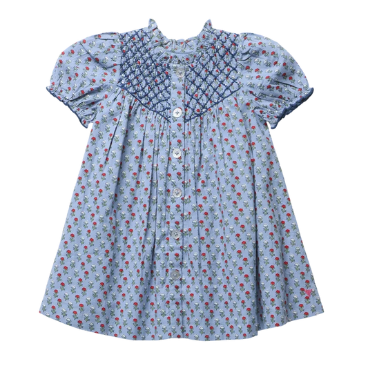 Light Blue Carnation Lucia Dress