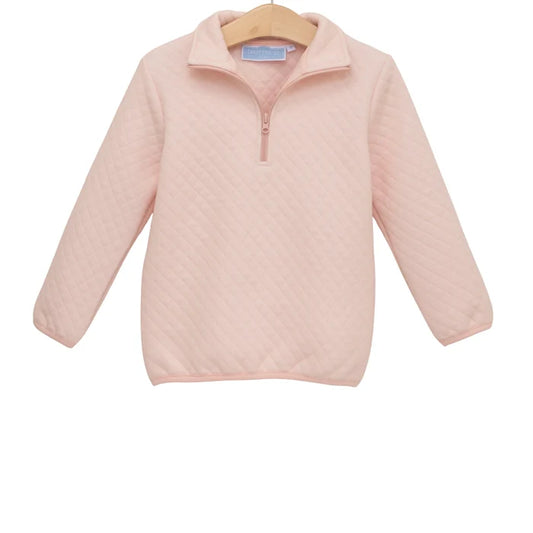 Light Pink Quilted Pullover