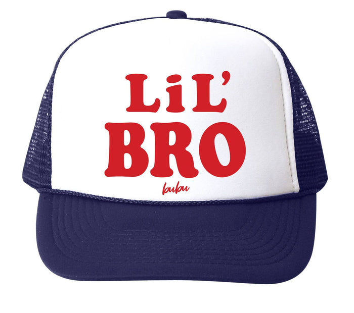 LIL BRO Navy Trucker Hat