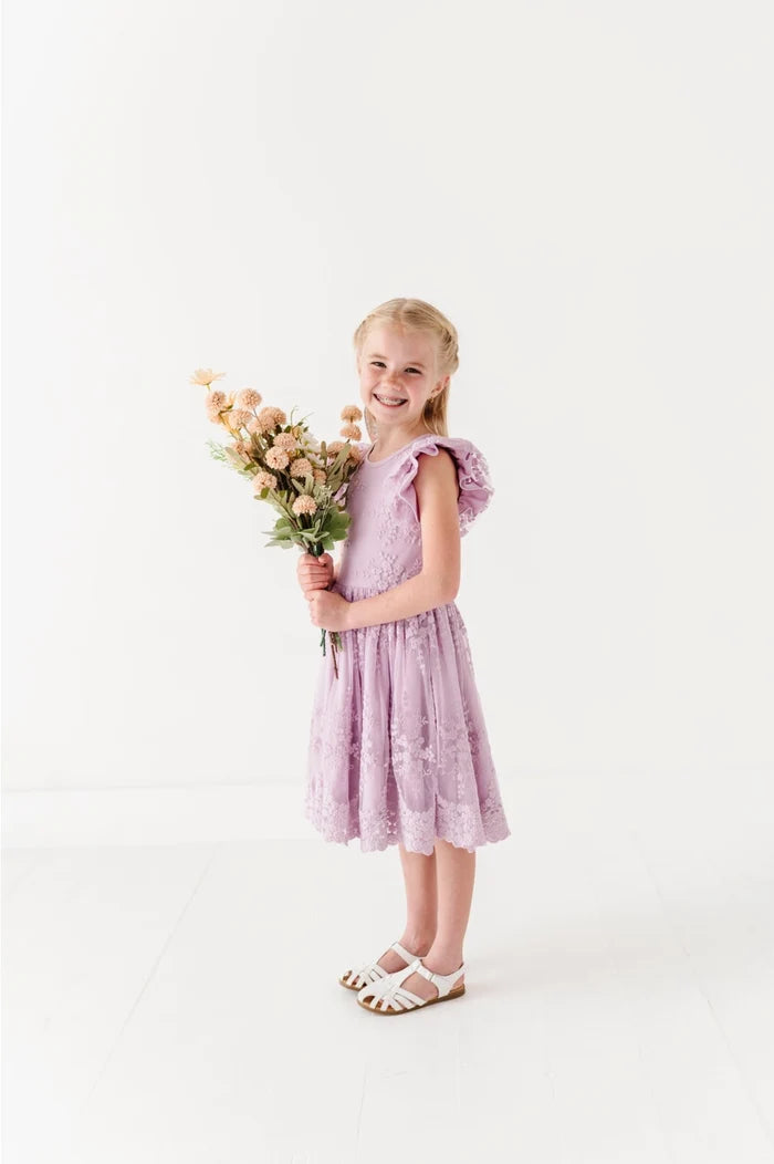 Lilac Sky Lace Dress
