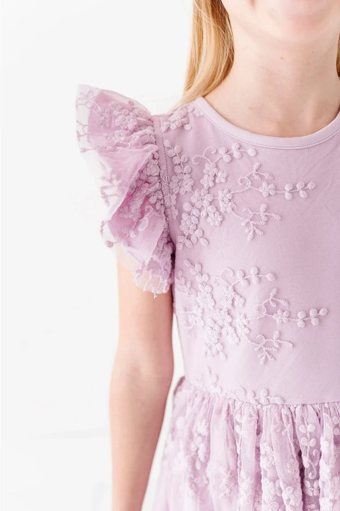 Lilac Sky Lace Dress