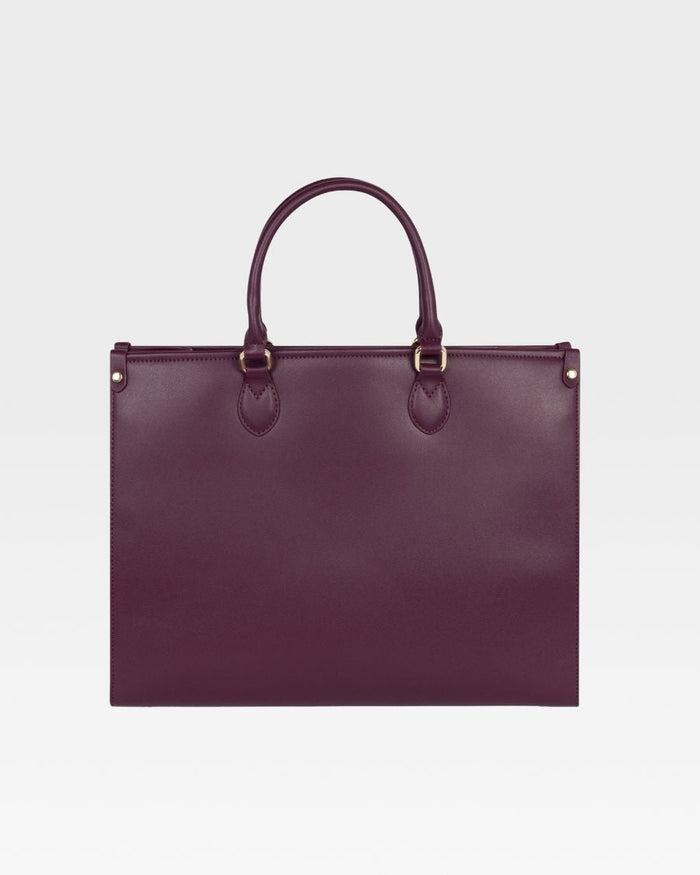 Mini Tote Bag in Burgundy