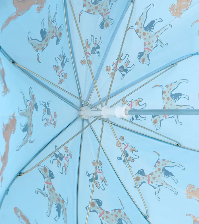 Little Pups Blue Umbrella