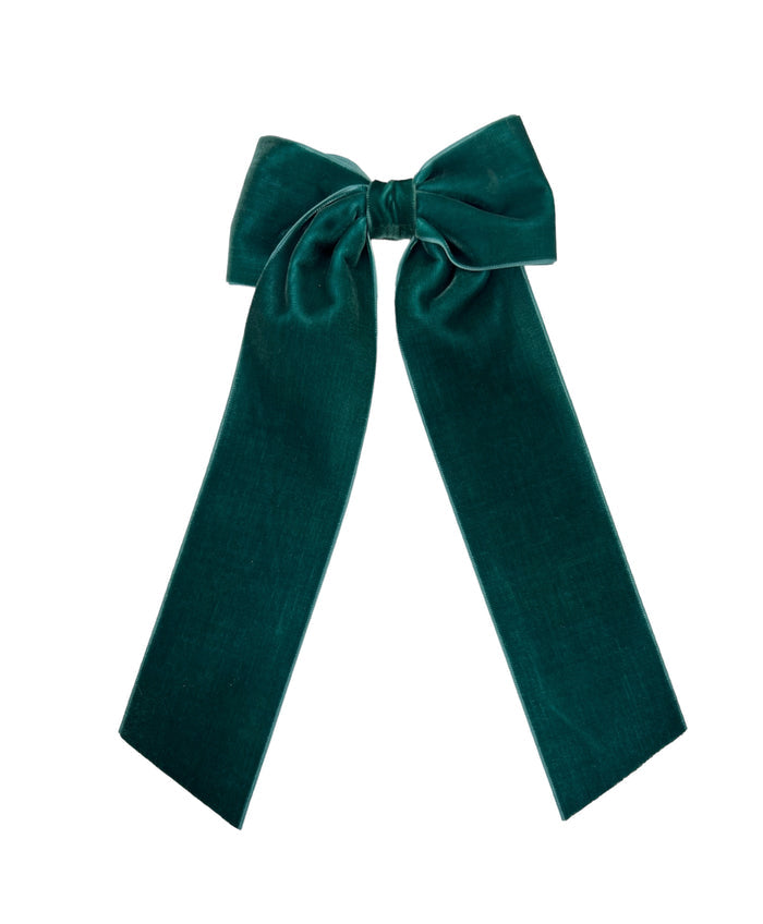 Long Tail Velvet Bow Extra Large