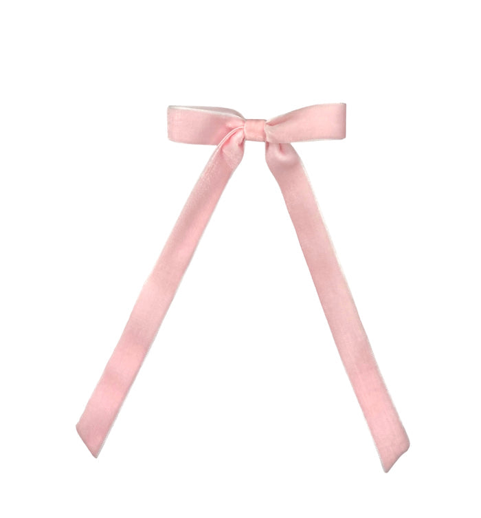 Long Tail Velvet Bow Medium