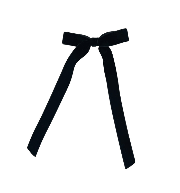 Long Tail Velvet Bow Medium