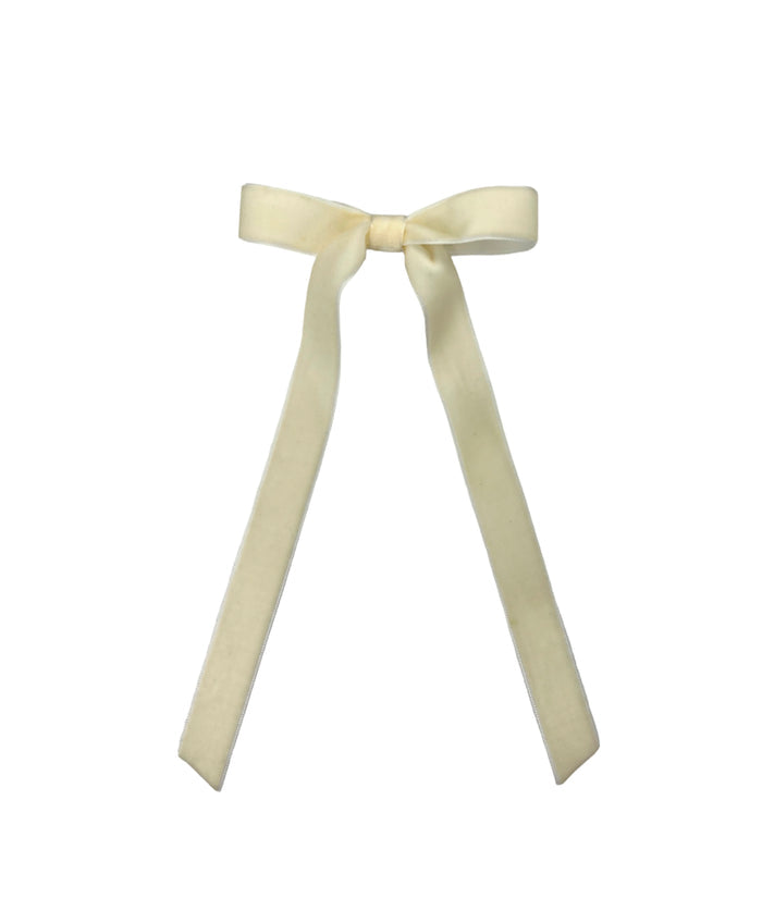 Long Tail Velvet Bow Medium