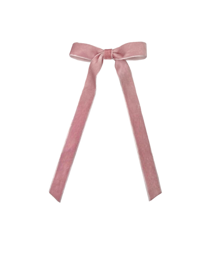 Long Tail Velvet Bow Medium
