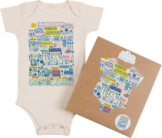 Los Angeles Map Onesie