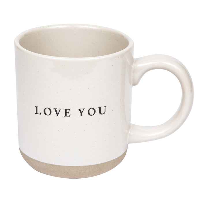 Love You Stoneware Coffee Mug