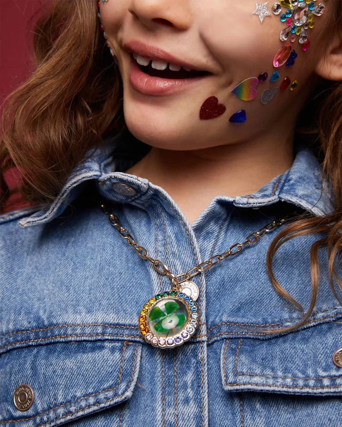 Lucky Streak Real 4-Leaf Clover Necklace