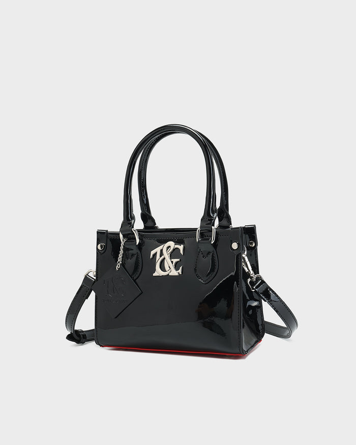 Lustre Tote Bag in Black