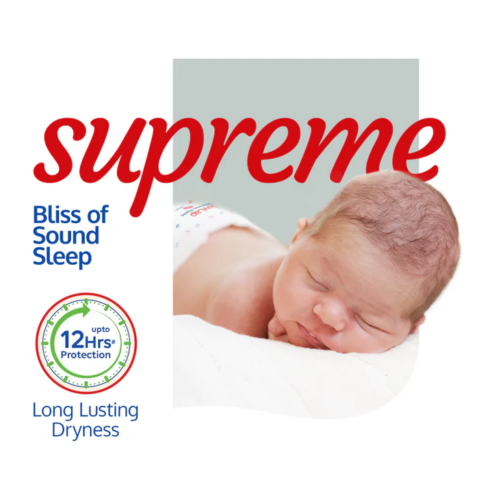 LuvLap Supreme Baby Diaper Pants XL (12–17 kg) – Ultra Absorbent, Soft & Leak Protection, 14 Pieces