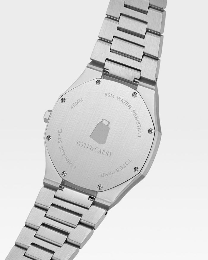 Lux Ambassador Silver Aqua Watch