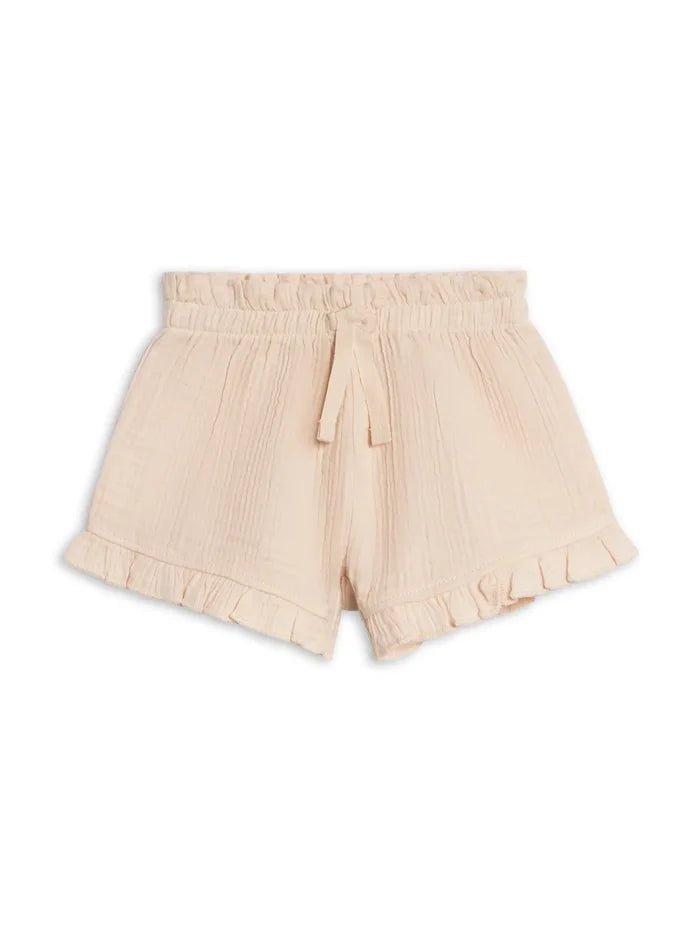 Luz Muslin Ruffle Shorts - Shell