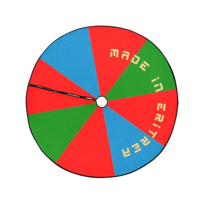 Made in Eritrea Flag Christmas Tree Skirt 47" x 47" - Natna Shop