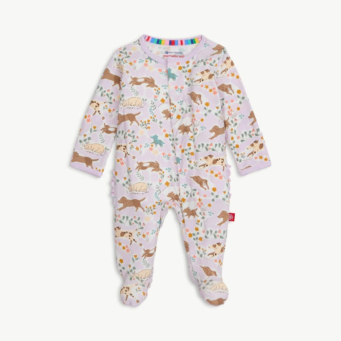 Magnetic Best Fur End Ruffle Footie