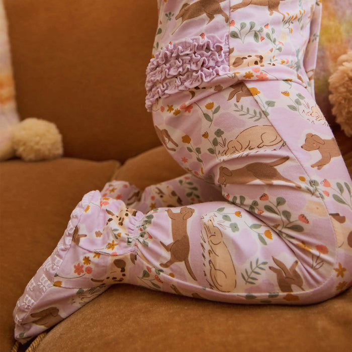 Magnetic Best Fur End Ruffle Footie