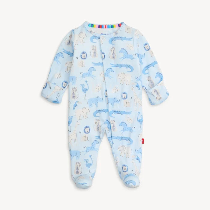 Magnetic Blue Jungle Jazz Modal Footie