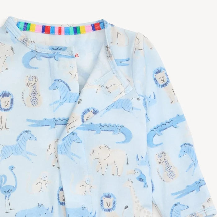 Magnetic Blue Jungle Jazz Modal Footie