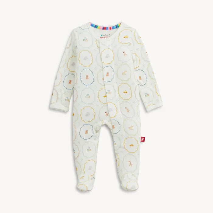 Magnetic Nursery Magic Cream Modal Footie