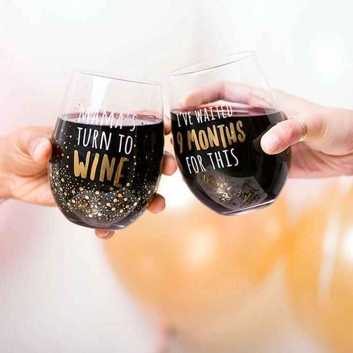 Mama's Turn To Wine Glass