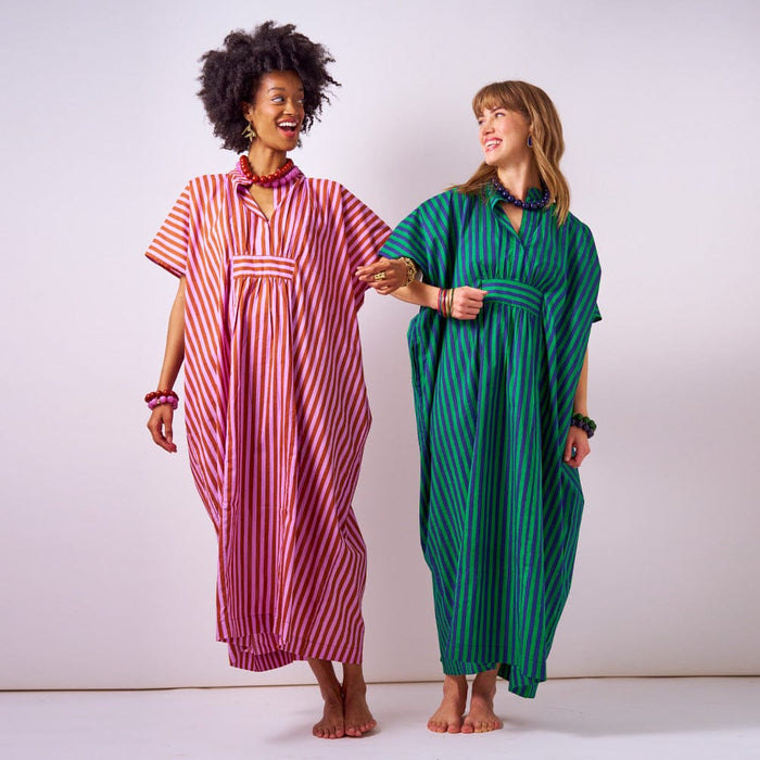 Margot Stripe Kaftan Rust + Lilac Kaftan