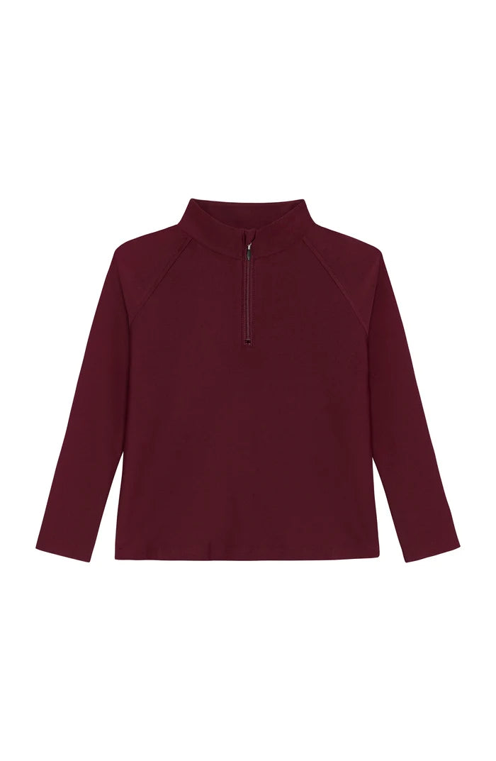 Maroon Half Zip