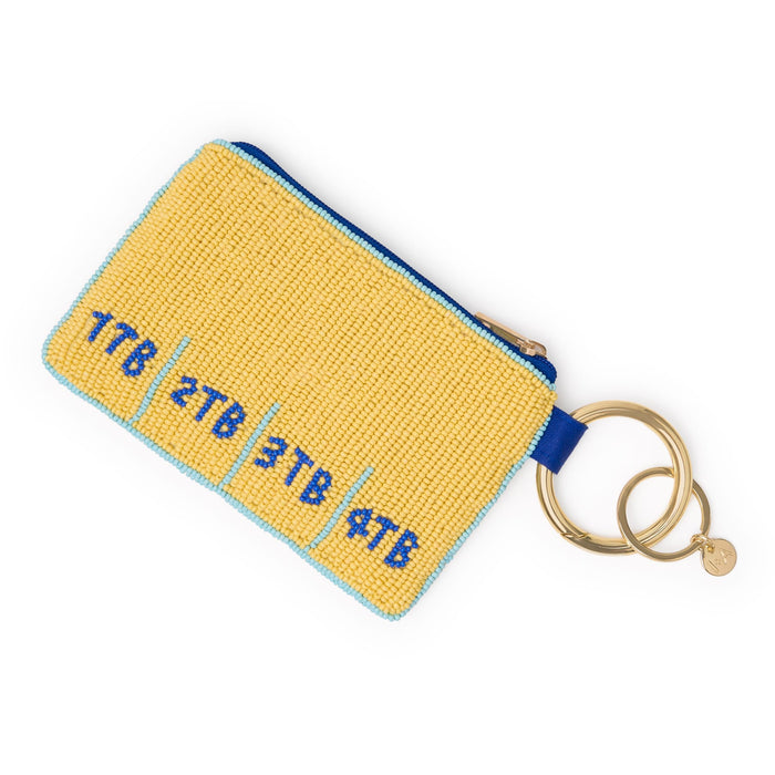 Mary Butter Beaded Coin Purse Yellow Coin Purse