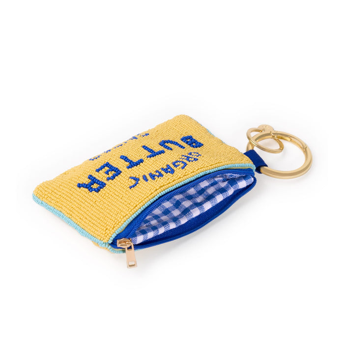 Mary Butter Beaded Coin Purse Yellow Coin Purse