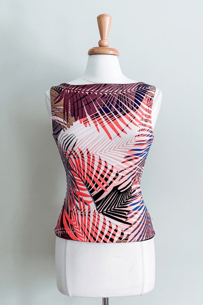 Diane Kroe Matching Bralette in Sunset Palm