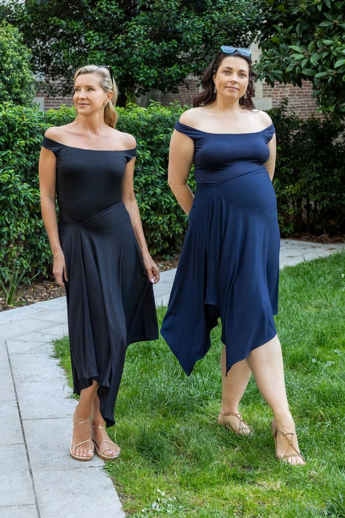 Reversible Navy Bralette by Diane Kroe with supportive double-layer comfort