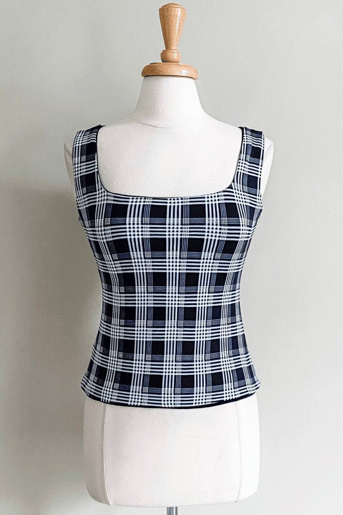 1 / Black White Plaid