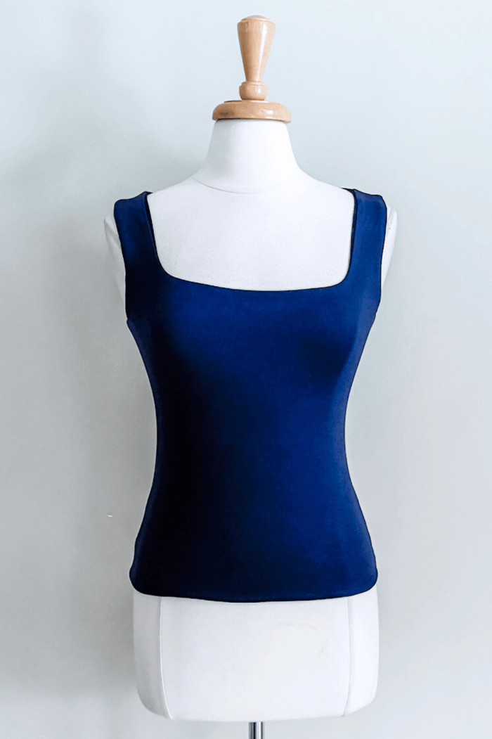 Reversible Navy Bralette by Diane Kroe with supportive double-layer comfort