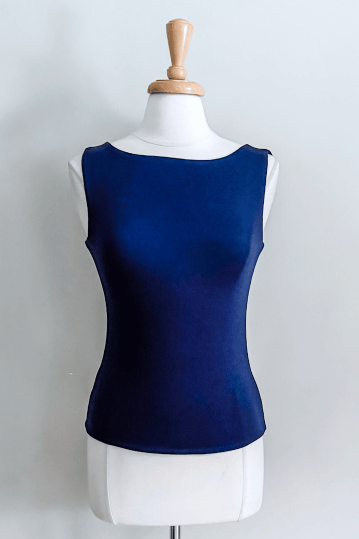 Reversible Navy Bralette by Diane Kroe with supportive double-layer comfort
