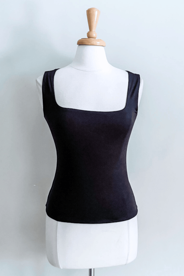 Reversible Black Bralette by Diane Kroe with supportive double-layer comfort