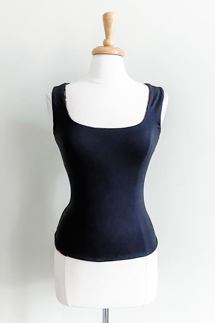 Matching Reversible Bralette in Black from Diane Kroe