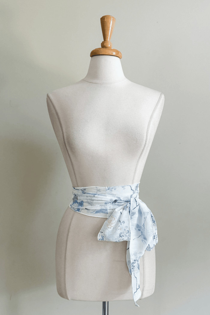 Matching Sash in Geisha Chiffon Print from Diane Kroe