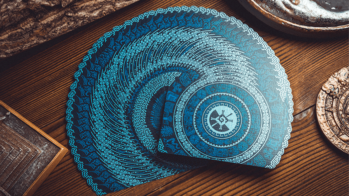 PlayingCardDecks.com-Maya Moon Gilded Playing Cards
