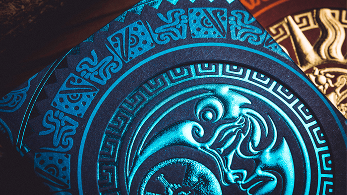 PlayingCardDecks.com-Maya Moon Gilded Playing Cards