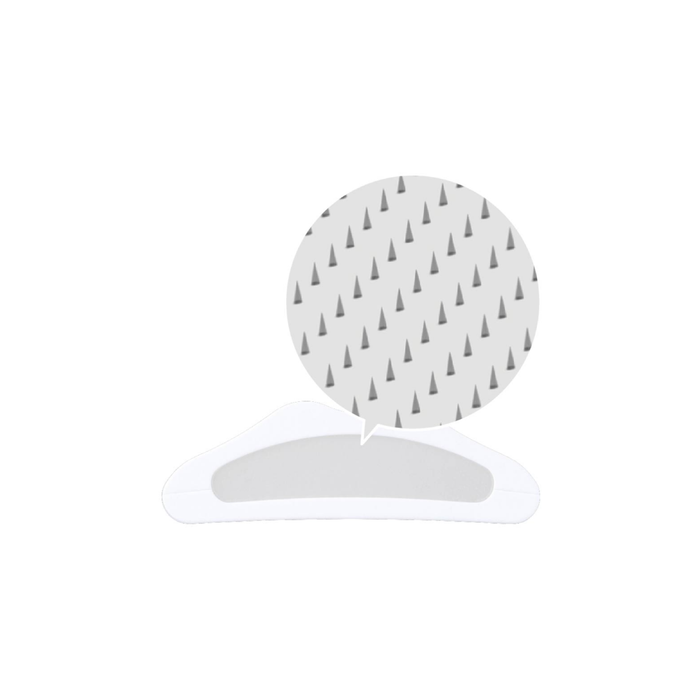 Round white object with a pattern on a white background