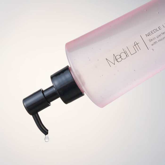 MediLift skincare product with a pump on a light background