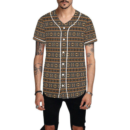 Mens Dashiki Baseball Shirt - Natna Shop