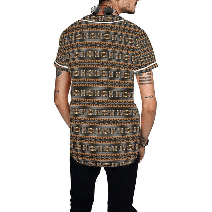 Mens Dashiki Baseball Shirt - Natna Shop