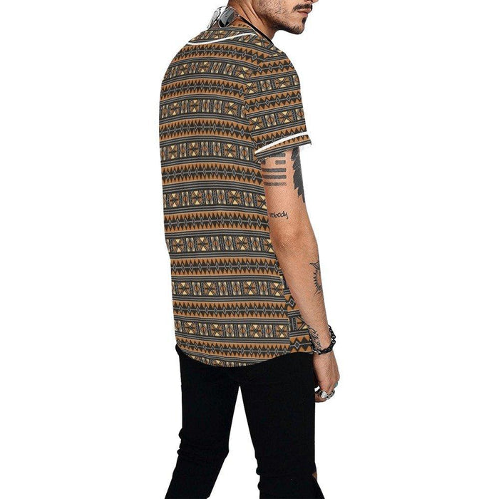 Mens Dashiki Baseball Shirt - Natna Shop