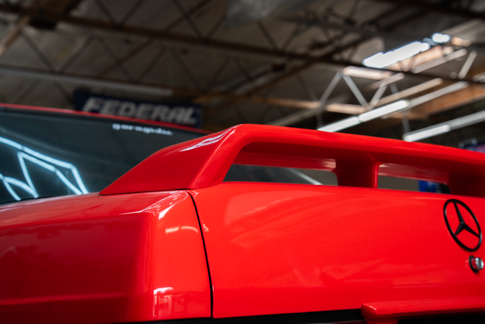 Mercedes 190E Cosworth Style Rear Trunk Spoiler