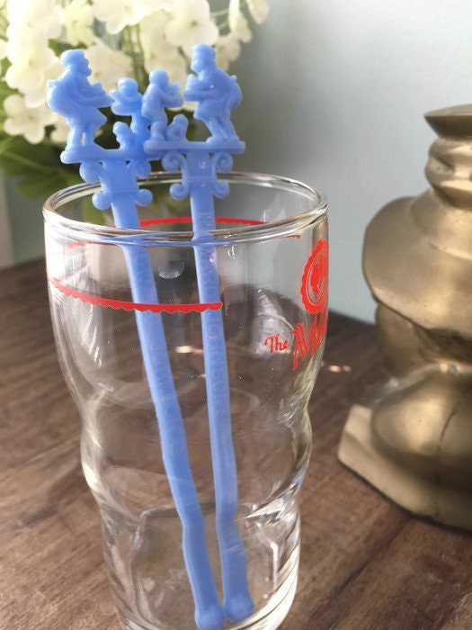Mid Century Howard Johnson's Swizzle Sticks at Duckwells