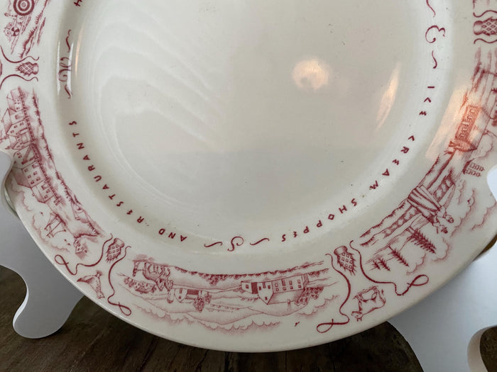 Midcentury Howard Johnsons Plate by Mayer China at Duckwells