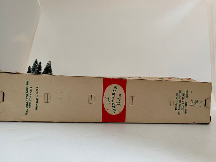 Midcentury Shiny-Brite Display Carton at Duckwells